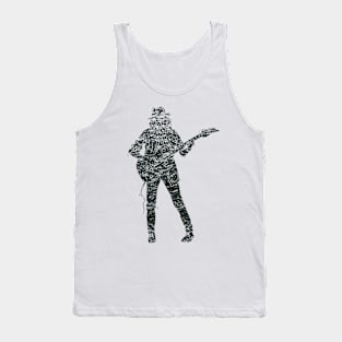 illustration of an abstract rock musician Tank Top